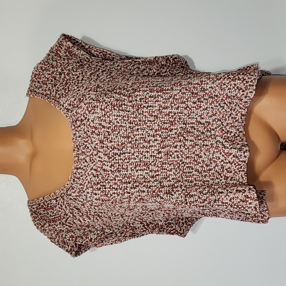 Yoon Cap Sleeve Knit Sweater Size Large